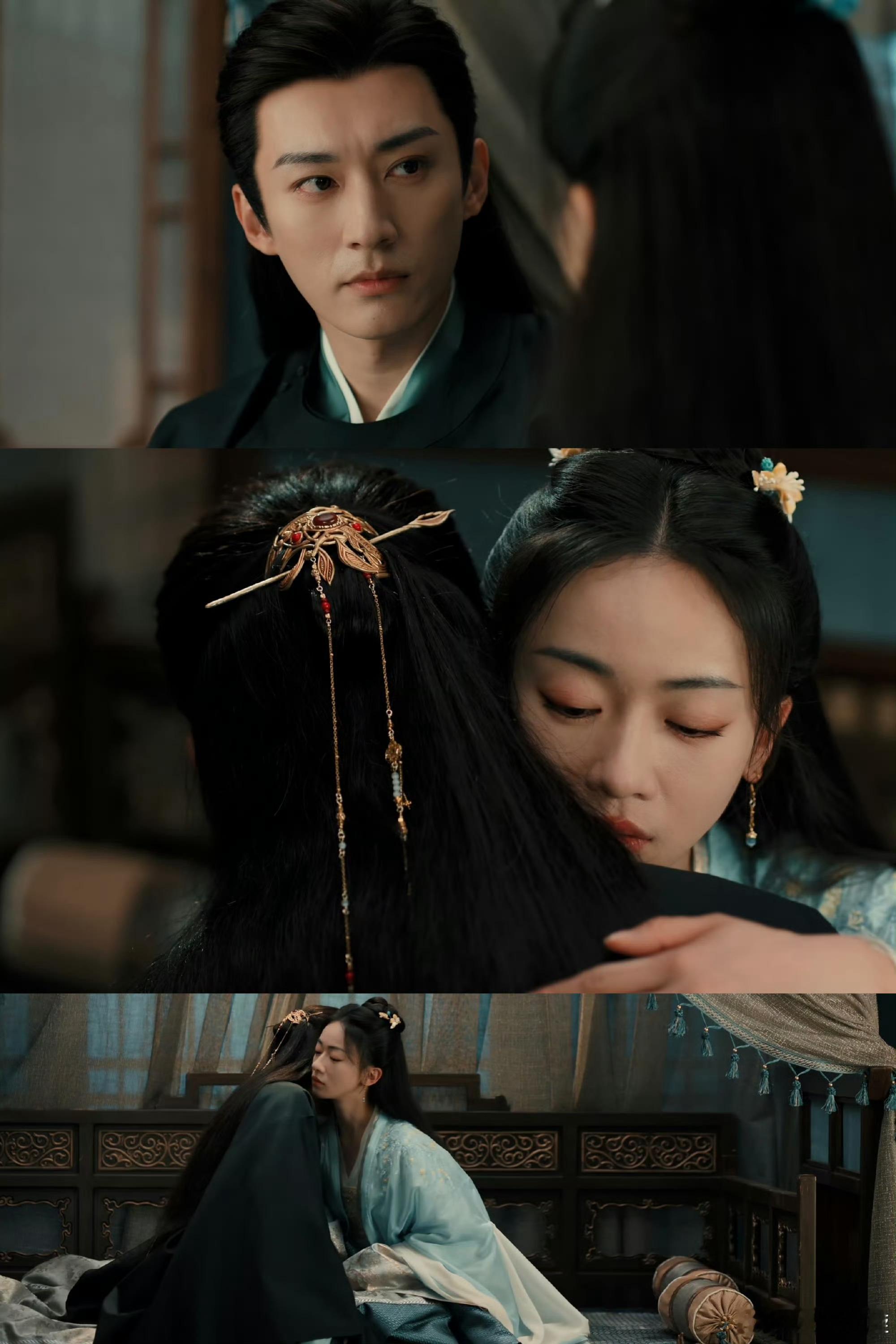 随便一截一拼都是美图慕容璟和真的是一个美男子哈哈哈怎么感觉比眉林还要美但是还是差