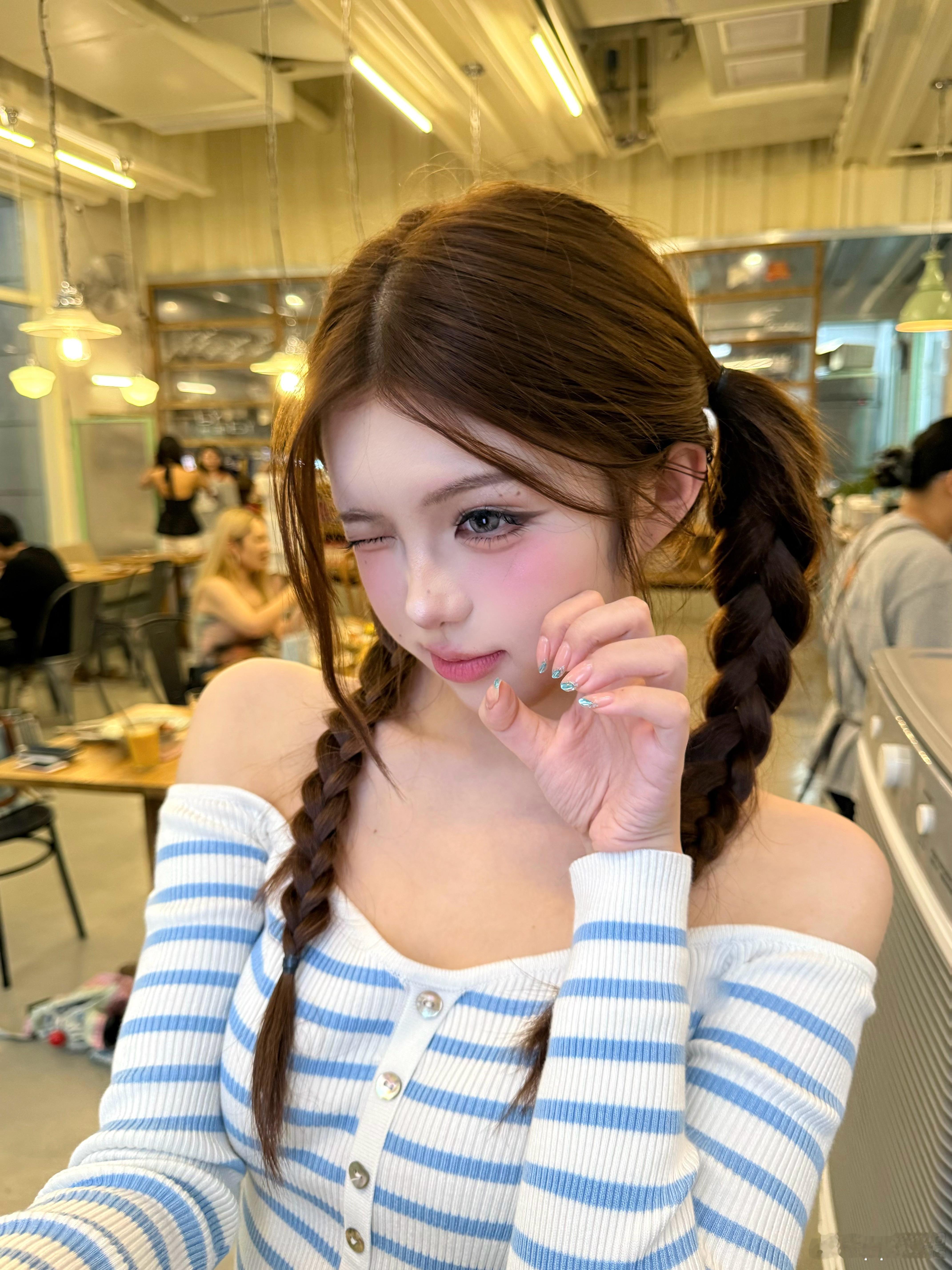 蓝色美甲💅（细节图在最后一张） ​​​
