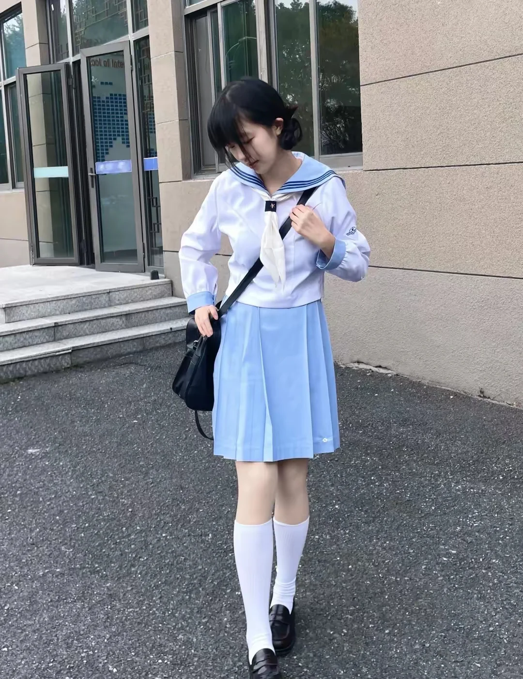 水手服 jk JK女孩出没 jk格裙 校供感 少女的定义是自由和勇敢 ...