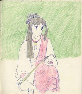 是谁把翁美玲版黄蓉画得这么可爱翁美玲