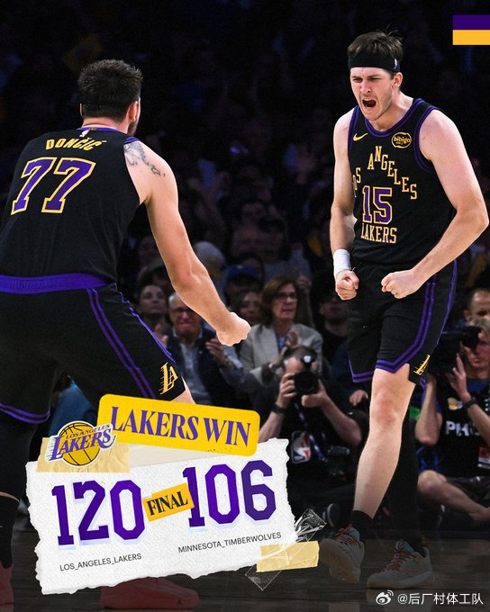 湖人横扫森林狼 卡位战，湖人再胜森林狼，本赛季横扫对手，排名重新升至西部第四！詹