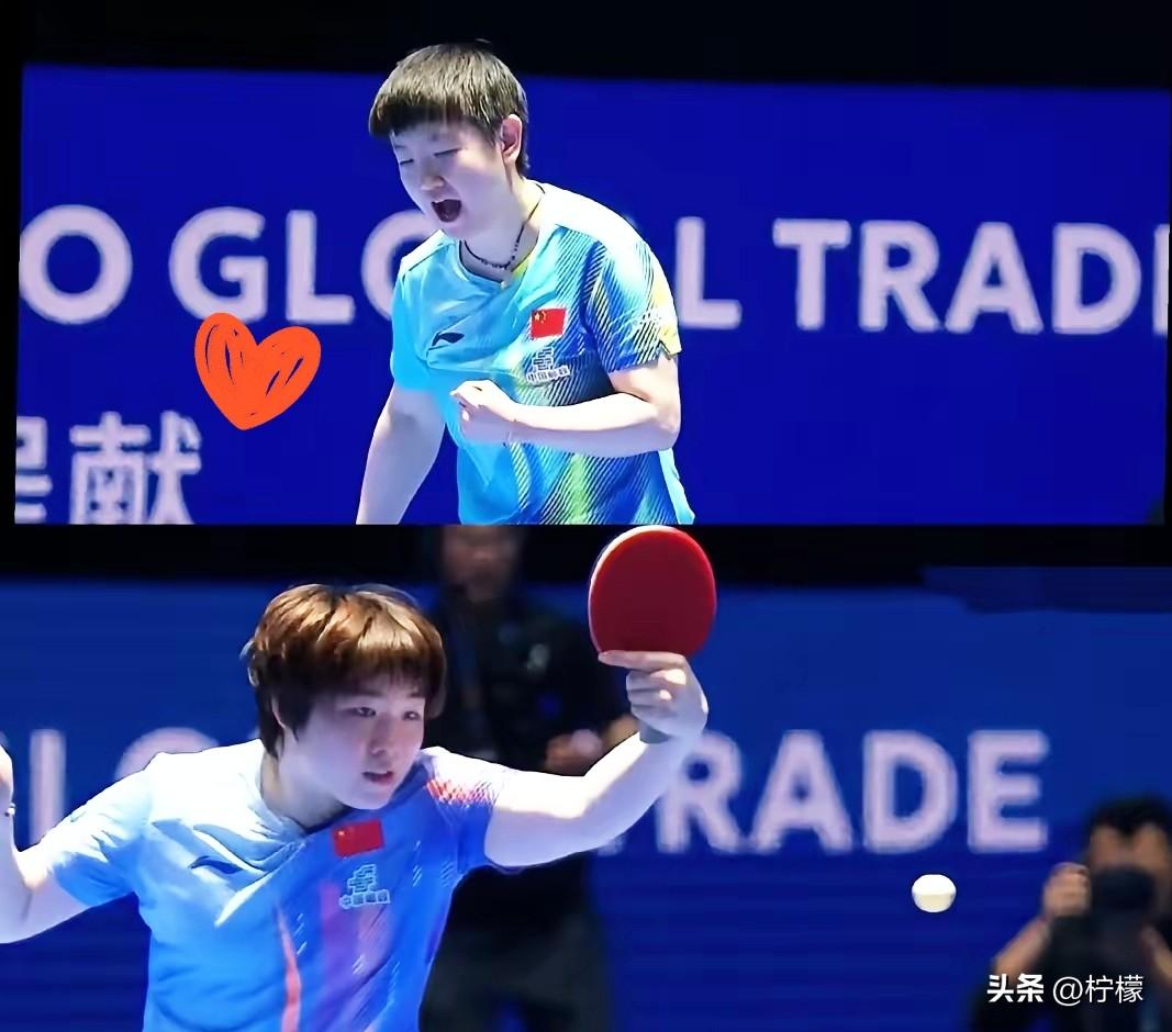 外行人看热闹，内行人看门道！
孙颖莎赢了。

不是蒯曼实力不行，刘国正说，“蒯曼