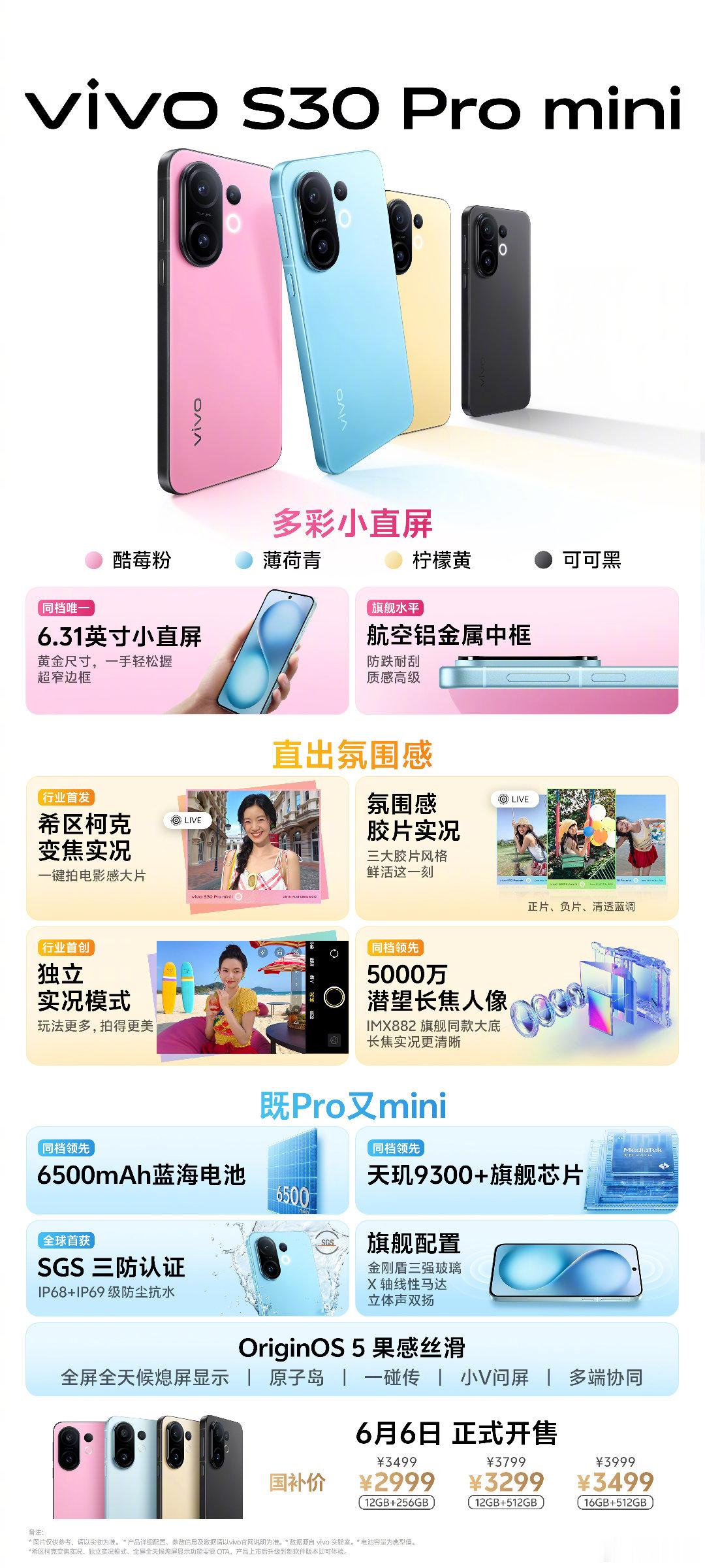 一张图读懂vivo s30 ​​​