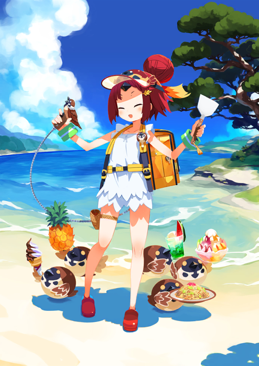 FGO 泳装红阎魔 狂 卡面立绘 