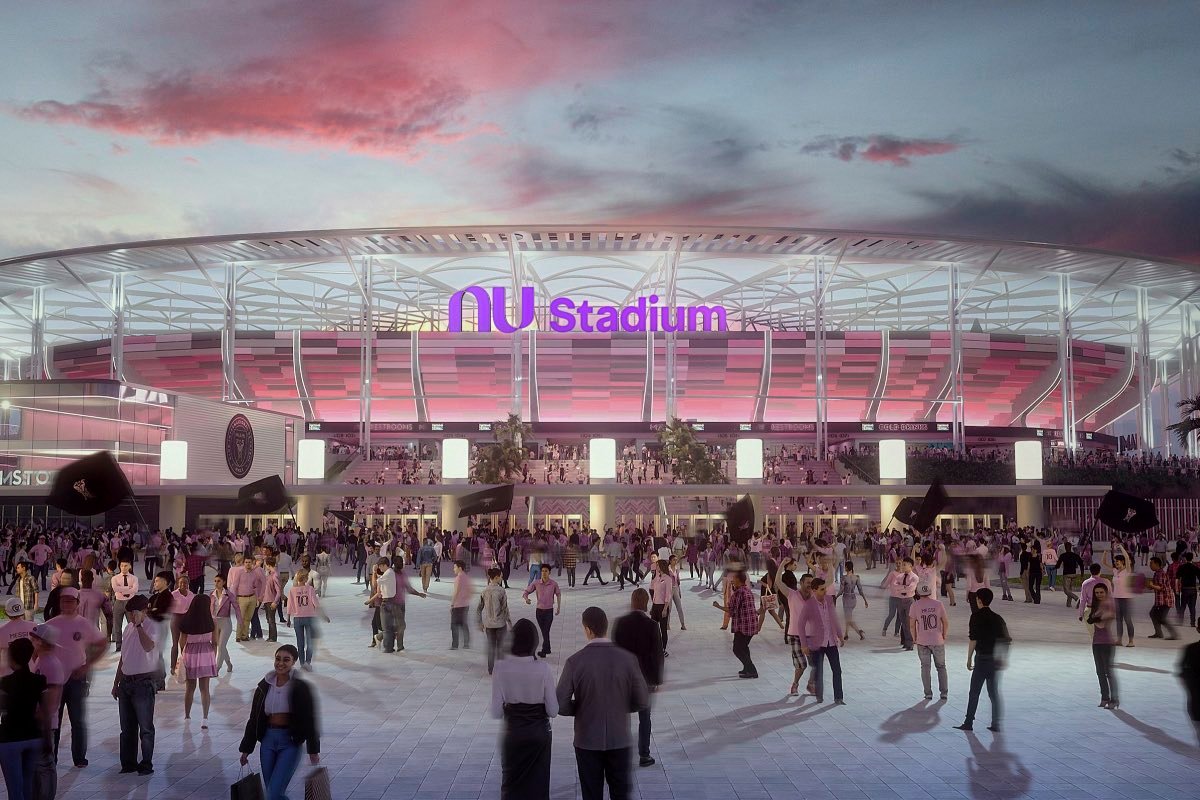 官方消息｜迈阿密国际新球场的名称是“NU”🟣迈阿密国际