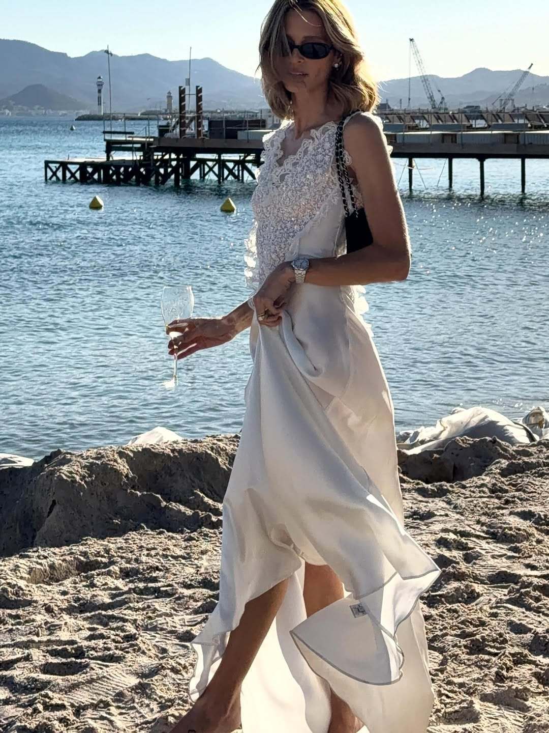 Helena Bordon in Rodarte戛纳，蔚蓝海岸 