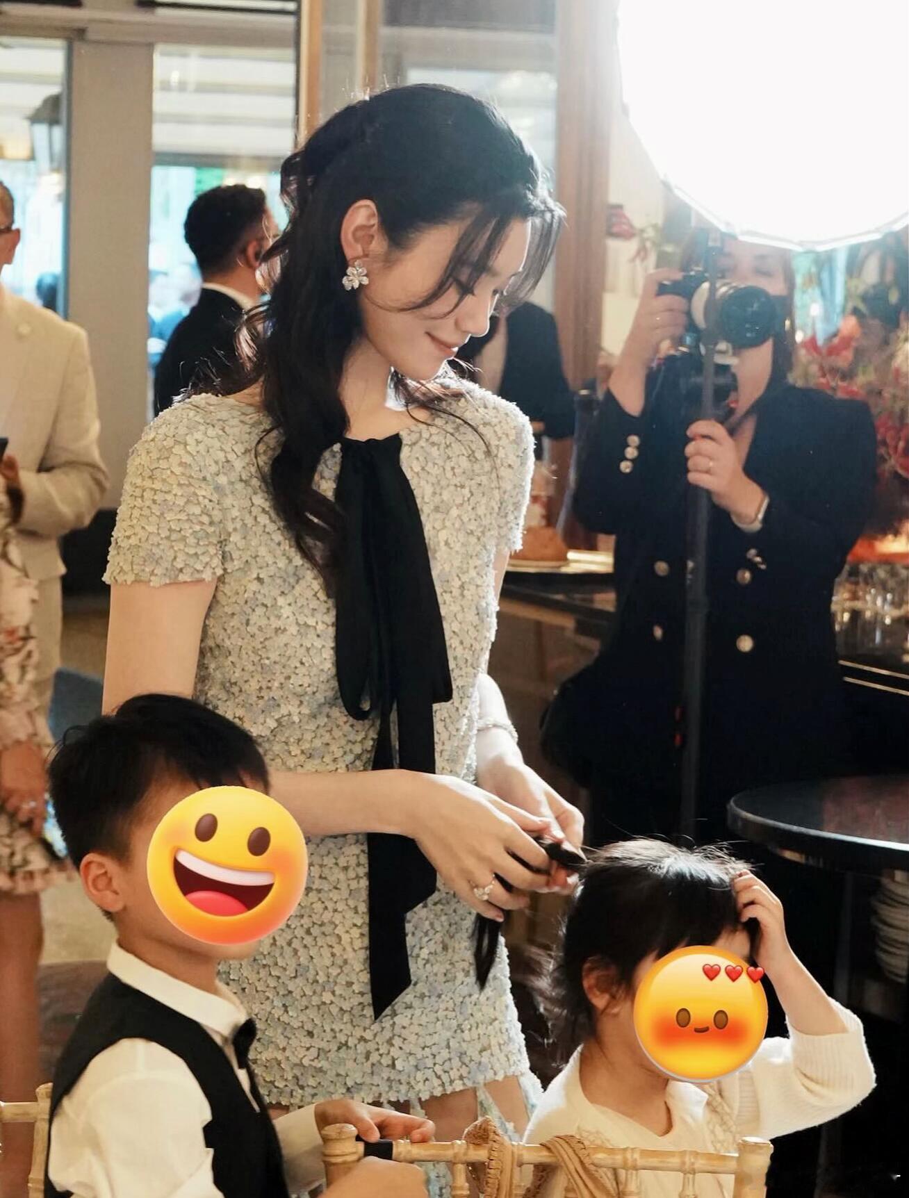 何猷君奚梦瑶法国婚礼欢迎晚宴，婚礼在法国多维勒举行 