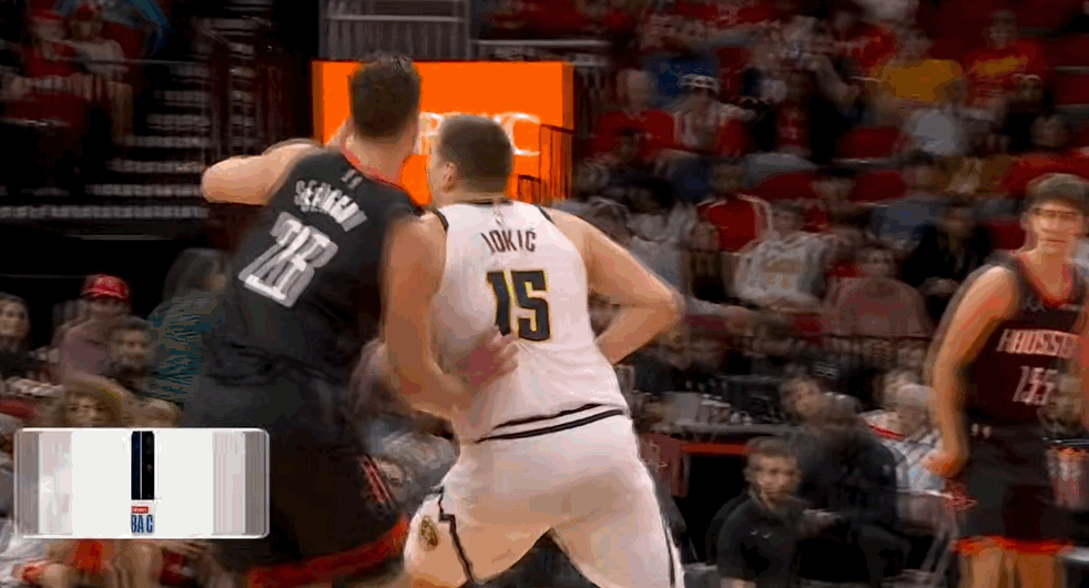 这约老师在戈登伤退之后，开始暴走，先来一个隔扣试试手。