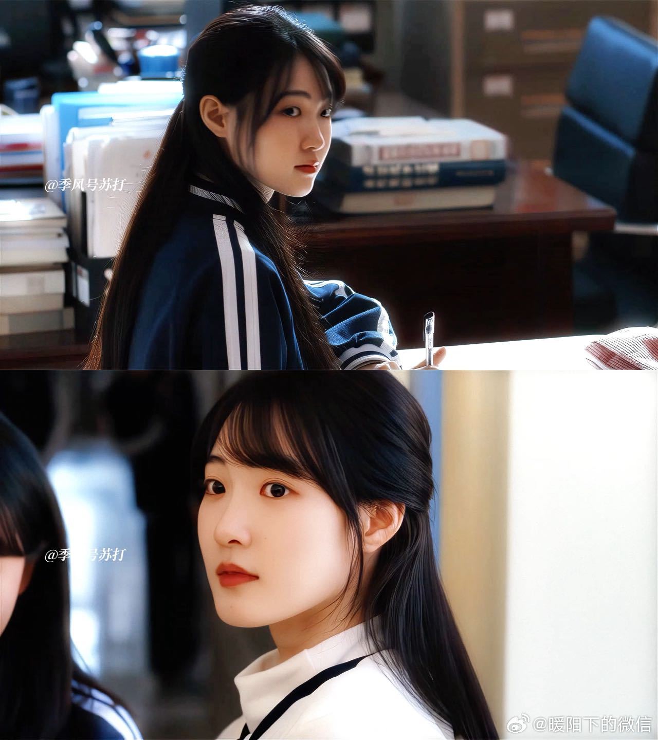 曾宥臻校园文女主有了脸看《三人行》完全被曾宥臻的演技圈粉，她不是靠颜值撑角色，而