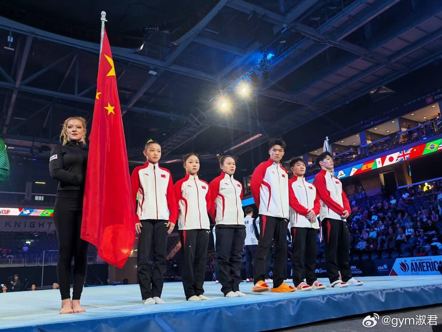 恭喜中国队获得2026体操美国杯 混合团体冠军🏆张清颖田倬凡柯沁沁 张杨煜 谢