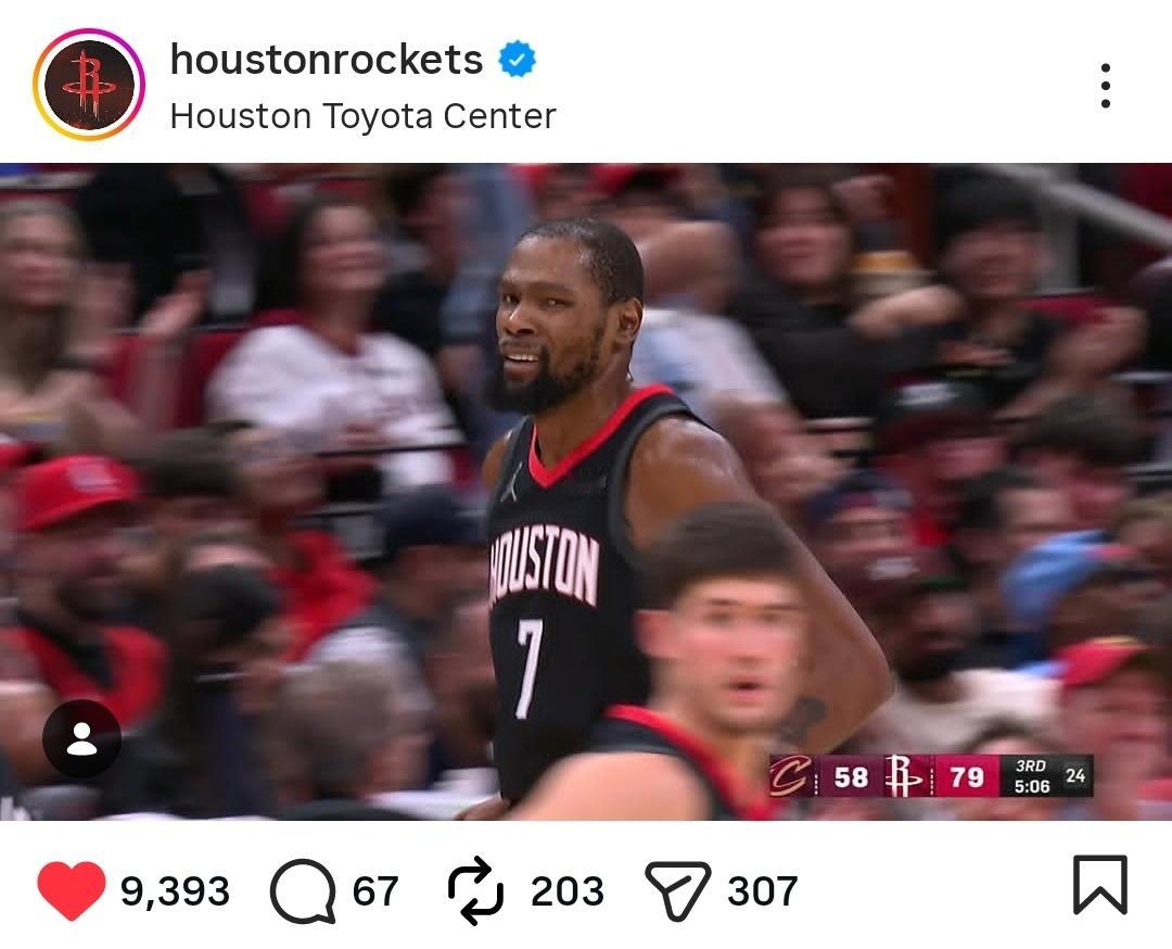 火箭官方发的这个图太搞了，嘲讽拉满了