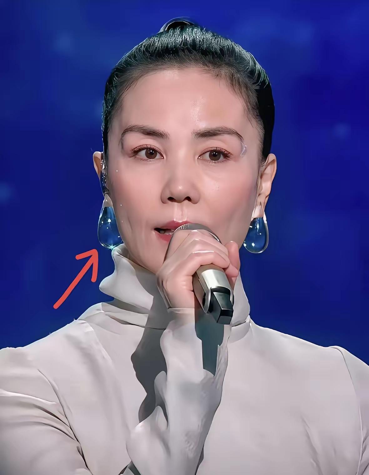 2014年王菲春晚失误，唱功被质疑，眉毛更是被群嘲，直接冲上热搜。
谁能想到，这