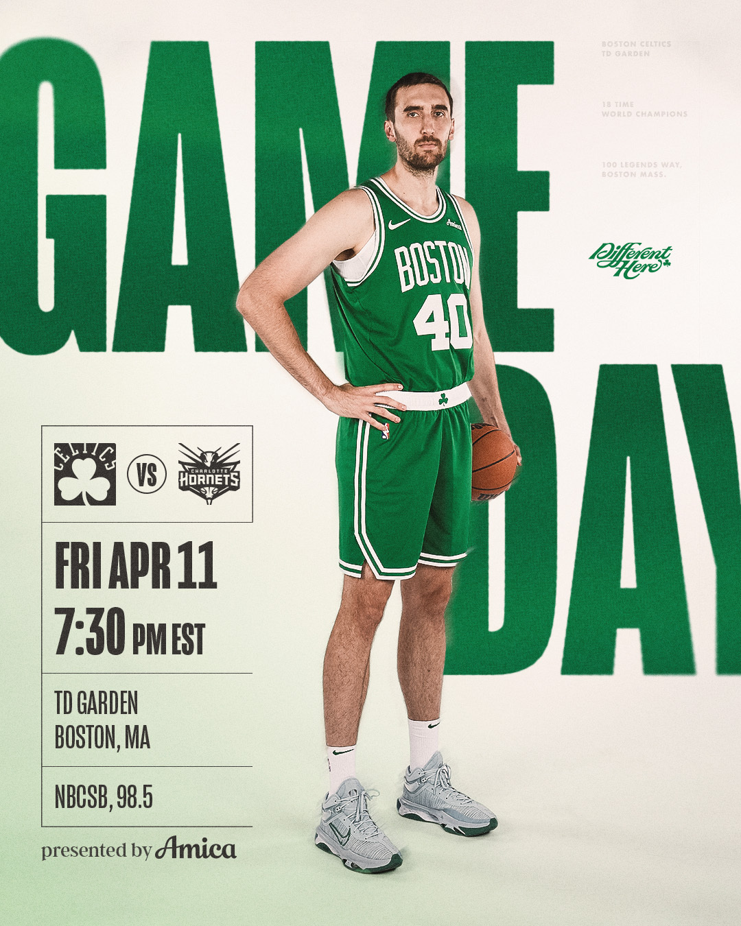 凯尔特人国度 GAME DAY ! LET‘S GO CELTICS ☘️ 🏀