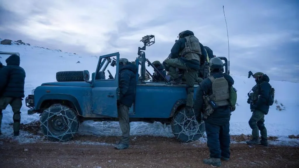 以色列空军翠鸟特种部队在叙利亚一侧高地