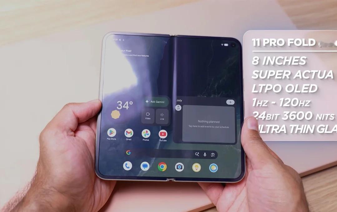 来自谷歌的逆天折叠Pixel 11 Pro Fold
谷歌Pixel 11 Pr