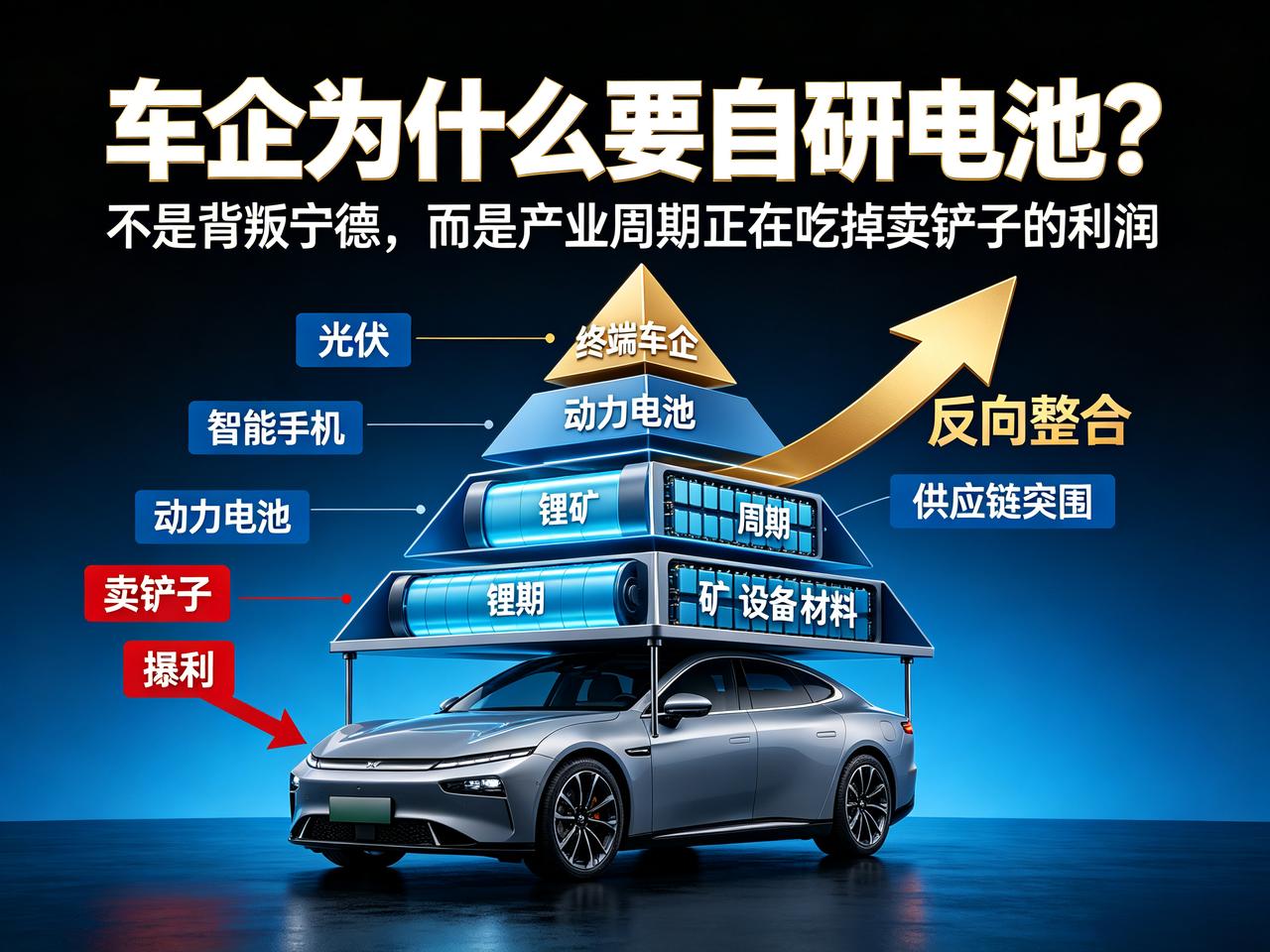 多家车企陆续「分手」宁德并自研电池，这场「供应链突围」是为了压缩造车成本？还是争