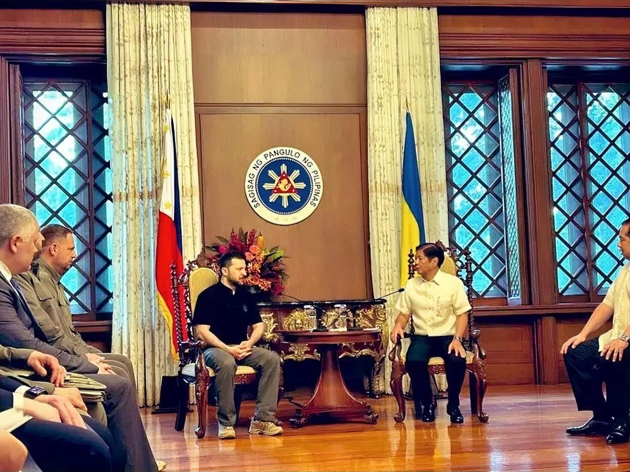 今天（6月3日），乌克兰总统泽连斯基访问菲律宾，并与菲律宾总统小费迪南德·马科斯