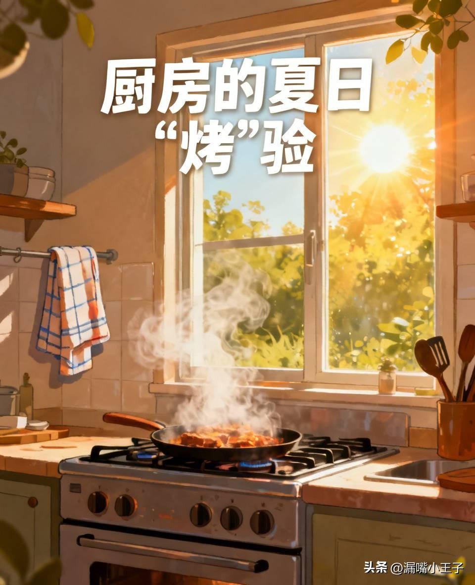 终于理解有钱人家为什么要请保姆，这大夏天30多度的高温，进厨房简直就是去上刑的。