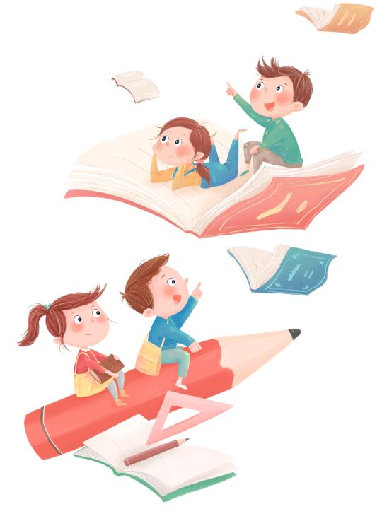 开学季、教育读书主题贴画2（⬅️12图）
