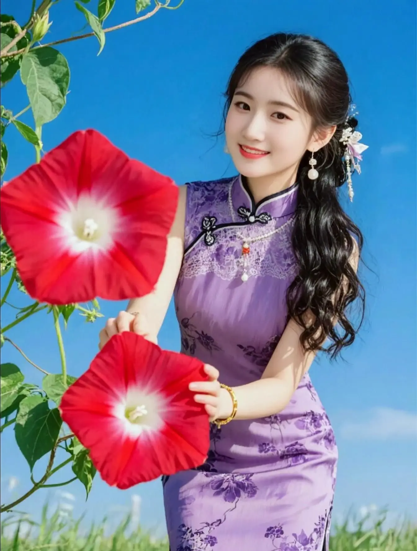 AI明艳人像写真 ai创作