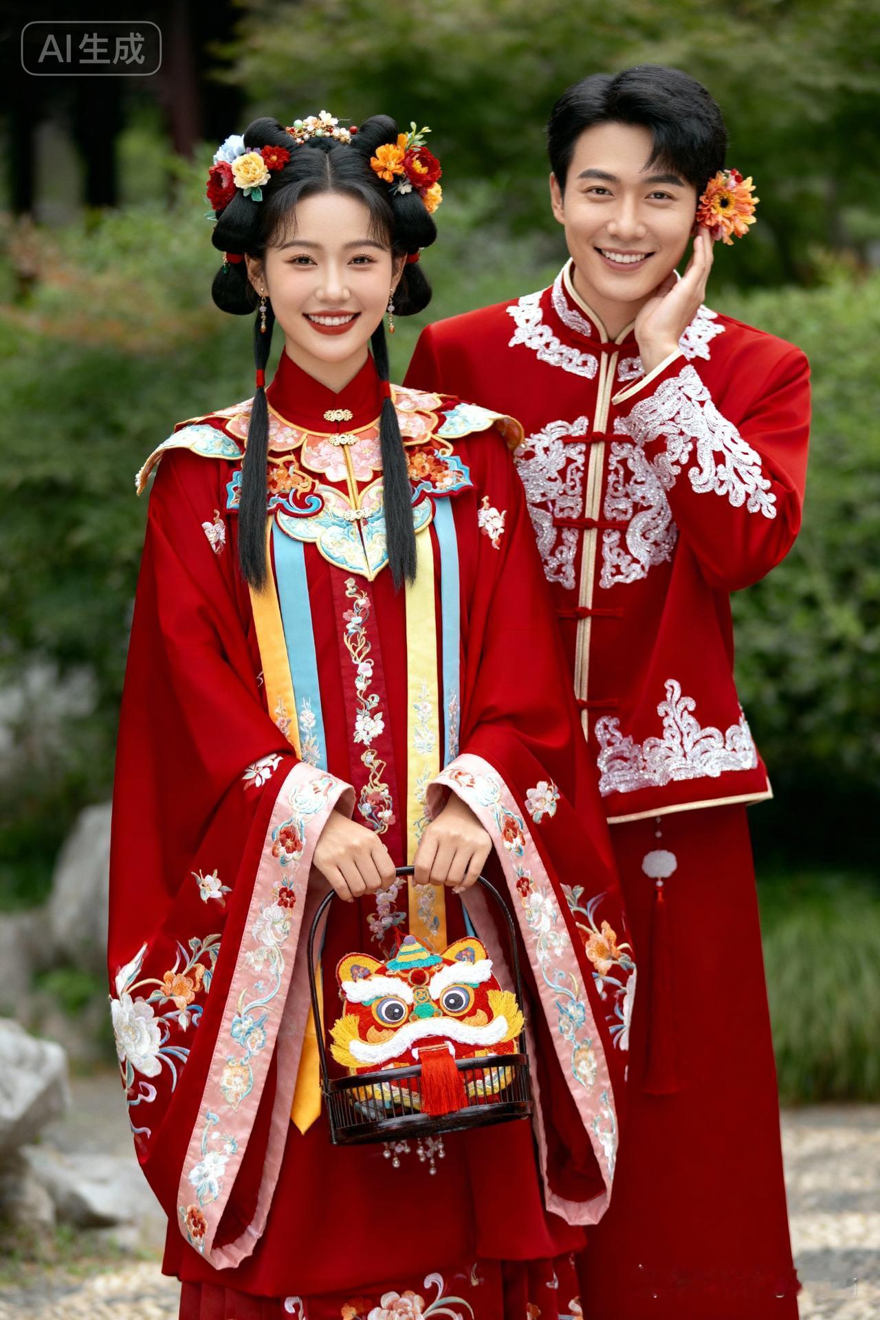 “穿越时空的甜蜜，古装情侣的浪漫时光”🌸👩‍❤️‍👨