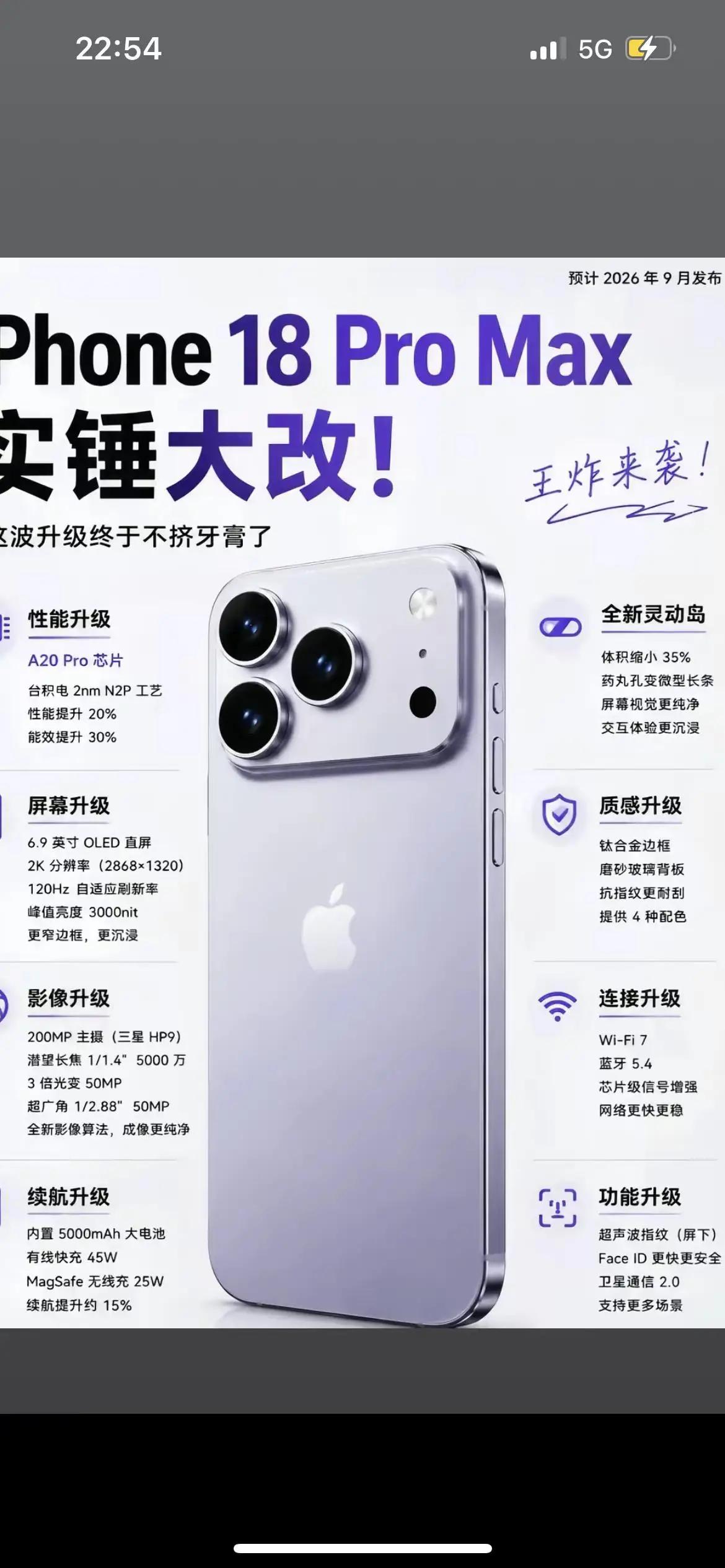 苹果18又大改了？怎么看了半天和之前的17差不多，真没啥特别大的进步！

为啥会