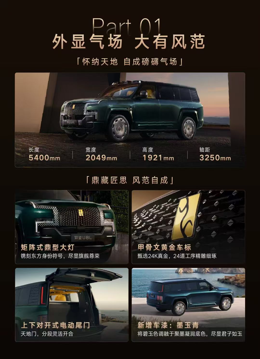 一图看懂仰望U8L鼎藏版，各位总裁，喜欢吗？大v聊车