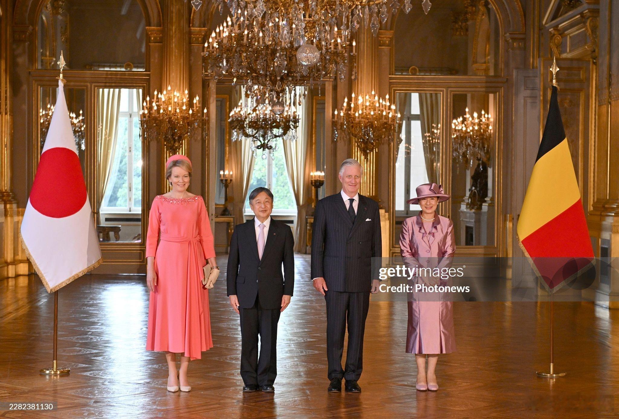 比利时王室日本皇室 🇧🇪6月23日，德仁天皇和雅子皇后国事访问比利时。菲利普