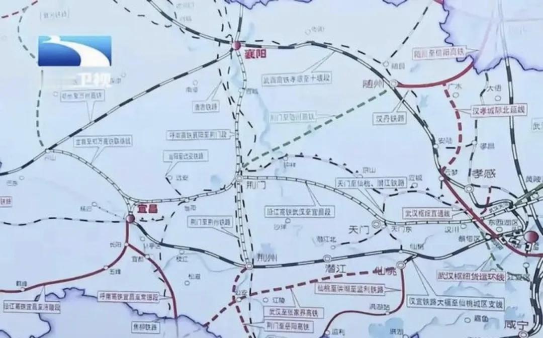 湖北南部的两条高铁动向，荆岳铁路和武张铁路，尤其是武张铁路，是武汉扩大交通枢纽网