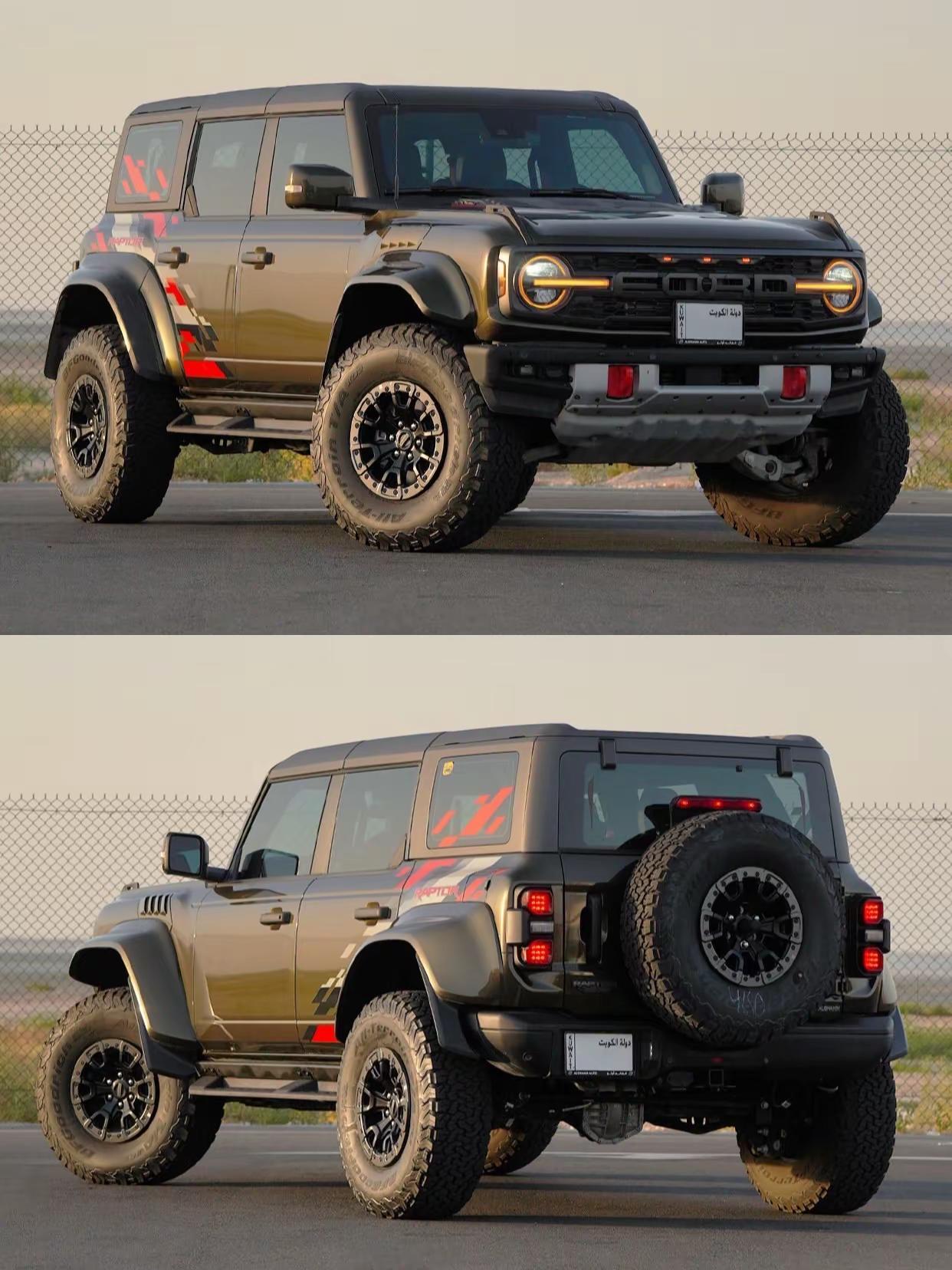 福特Bronco Raptor.2024款福特Bronco Raptor，是Br
