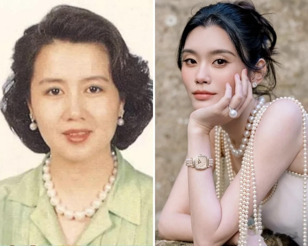 四太为了儿子的体面，把压箱底的两件珠宝拿出来了。
澳白珍珠项链，还有红宝石项链，