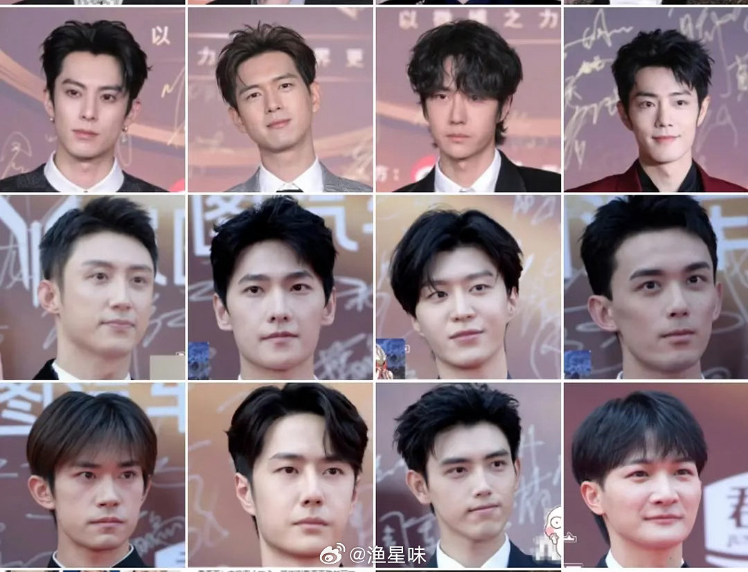 男明星有点千篇一律 