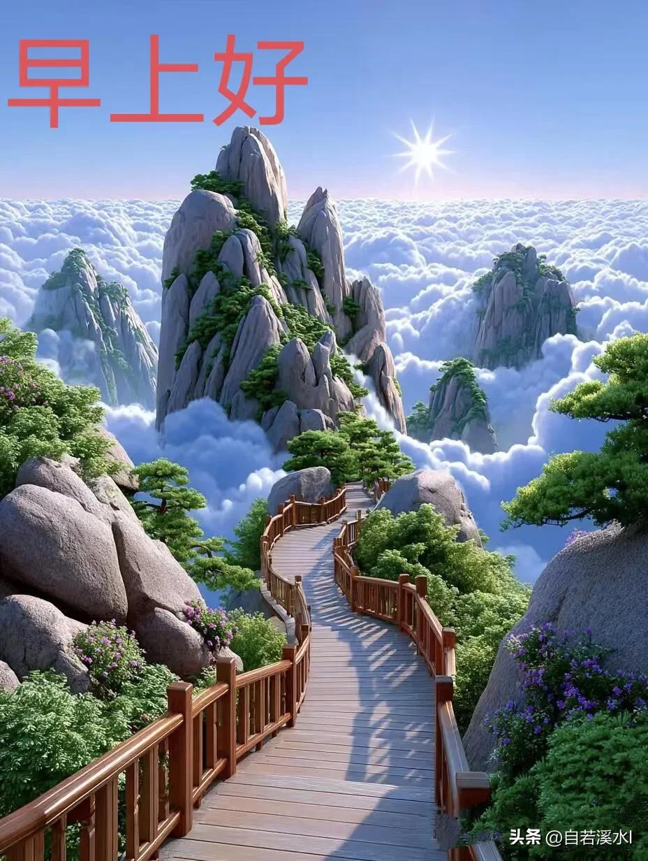 早安[心]语，美图分享
晨光温柔，万物向好，带着自信出发，去遇见所有美好。