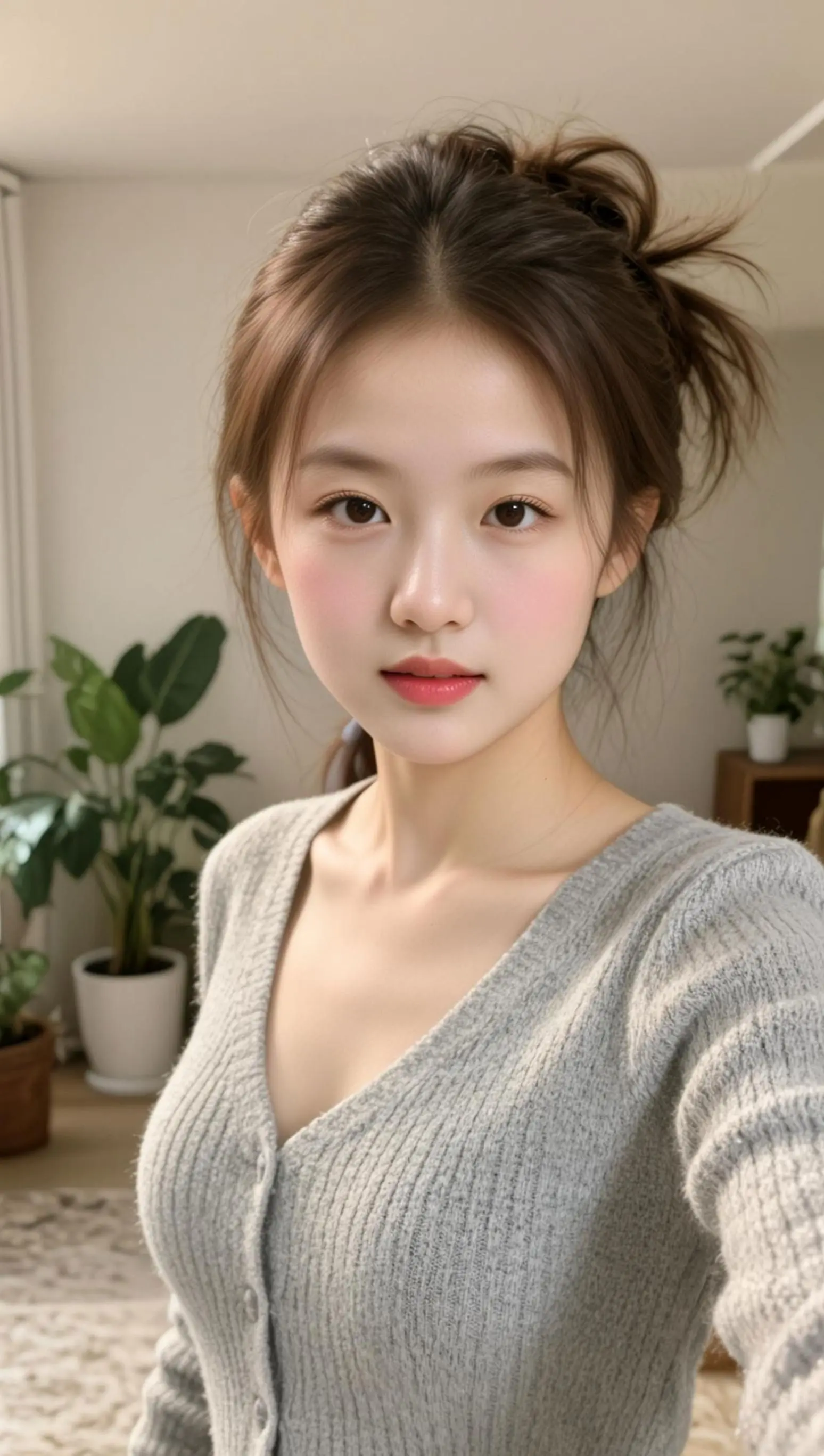 AI少女柔美自拍 随变ai随便玩