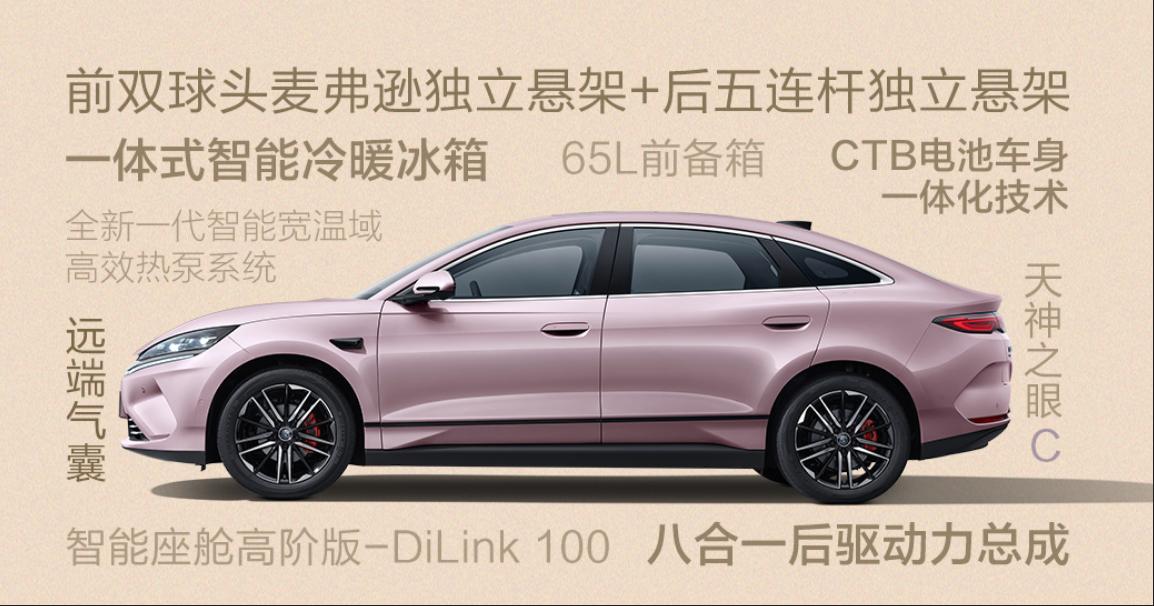 8月29日，秦L EV正式上新云辇型，搭载了云辇-C智能阻尼车身控制系统和TBC