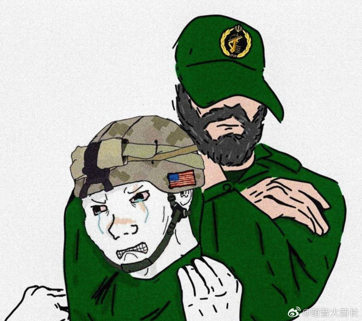 目前中东战况不服的滚 