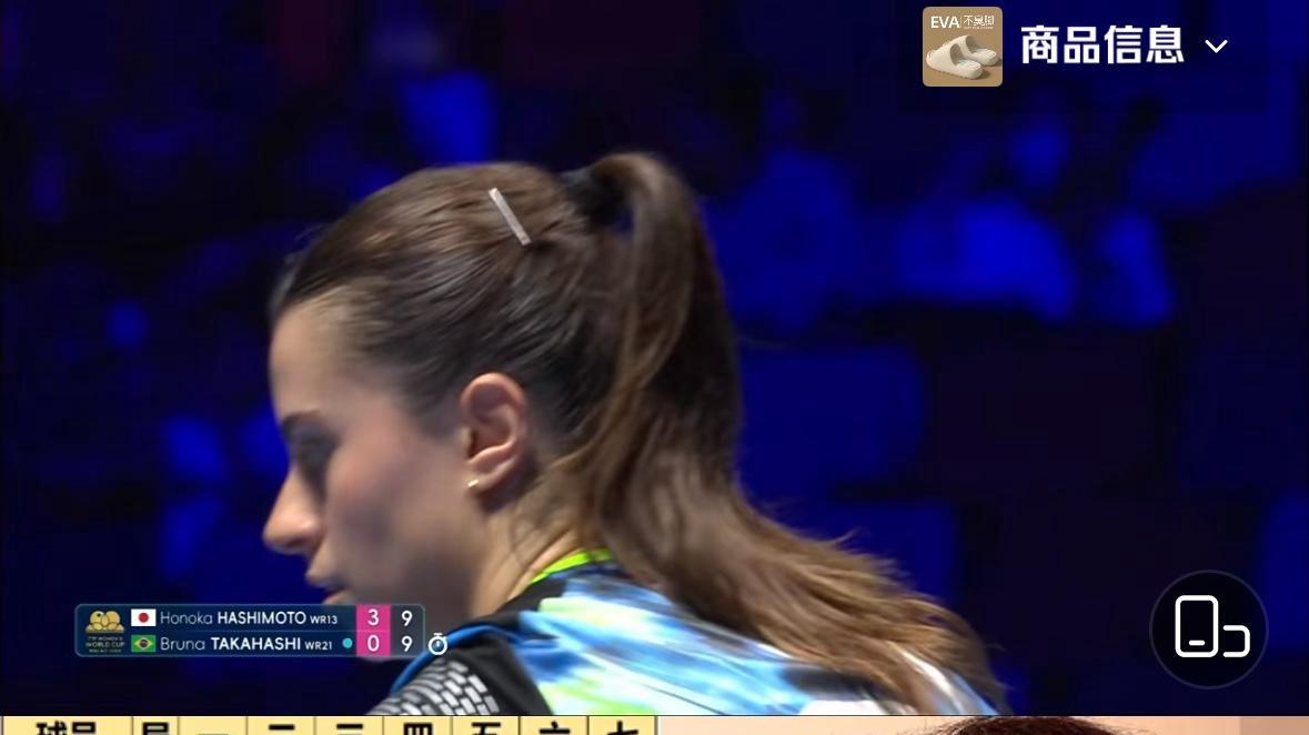 王曼昱的对手出来啦—桥本帆乃香4:1高桥布鲁纳晋级女单8强！
4月3日澳门世界杯