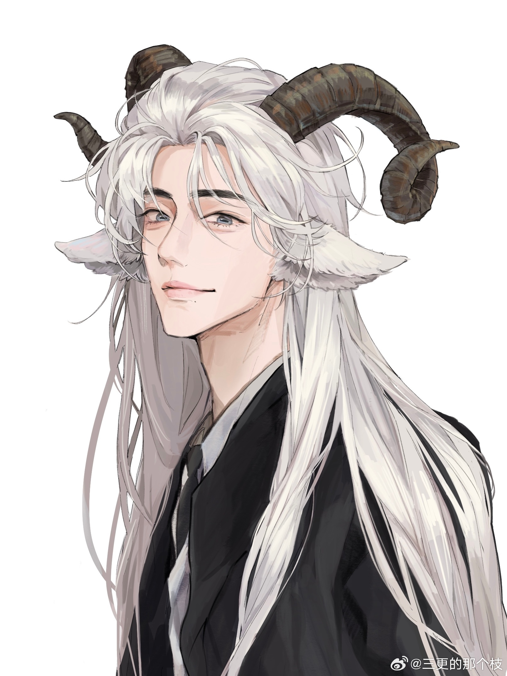 今天不是白毛🐇是🐏 