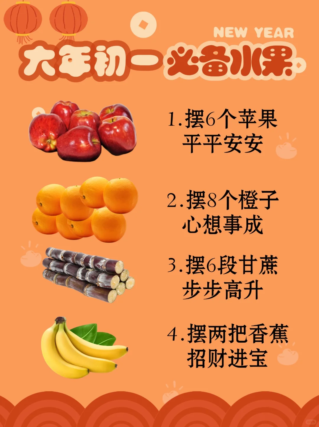 大年初一，这些水果带来满满好运🍊