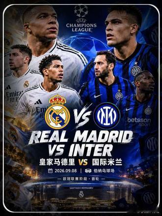 ⭐ | 今日足球赛程 |⭐03:00  皇家马德里  vs  国际米兰 凌晨三点