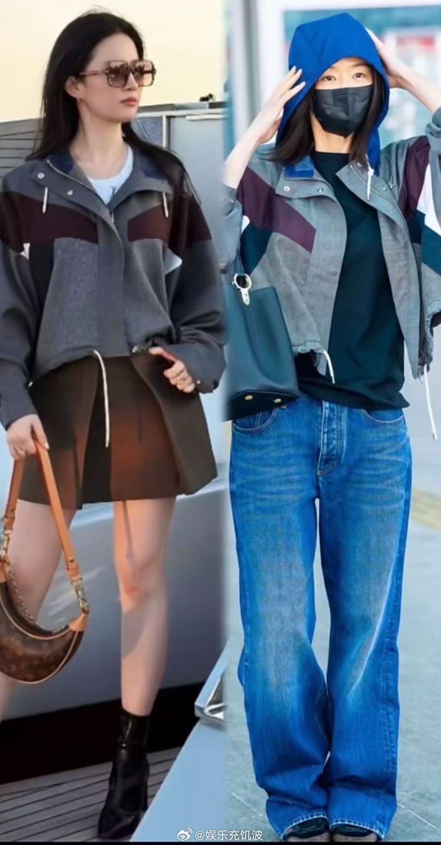 刘亦菲全智贤撞衫刘亦菲好美，期待姐姐闪耀巴黎✨！刘亦菲全智贤同款外套