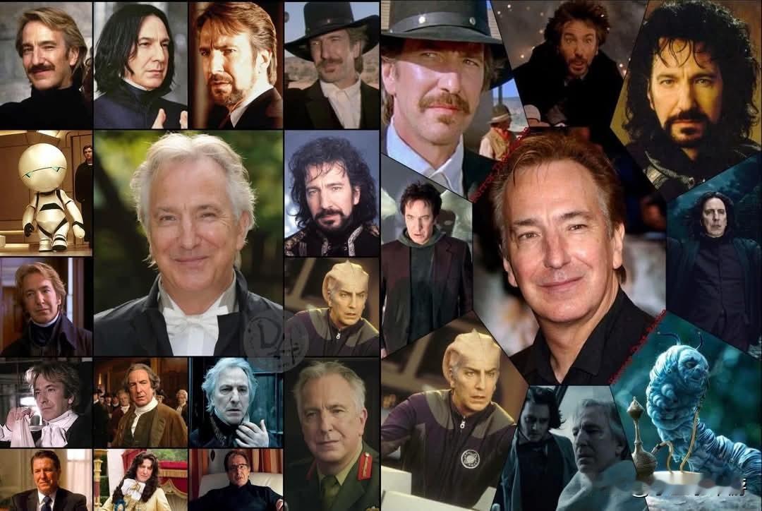 艾伦·瑞克曼（Alan Rickman）
从《虎胆龙威》里的反派大佬，到《哈利·