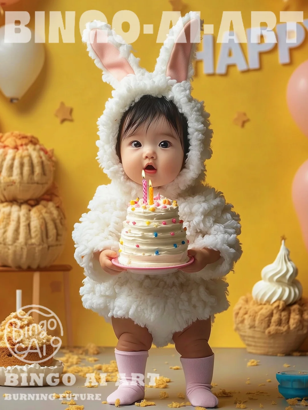 生日快乐🎂兔宝宝们～