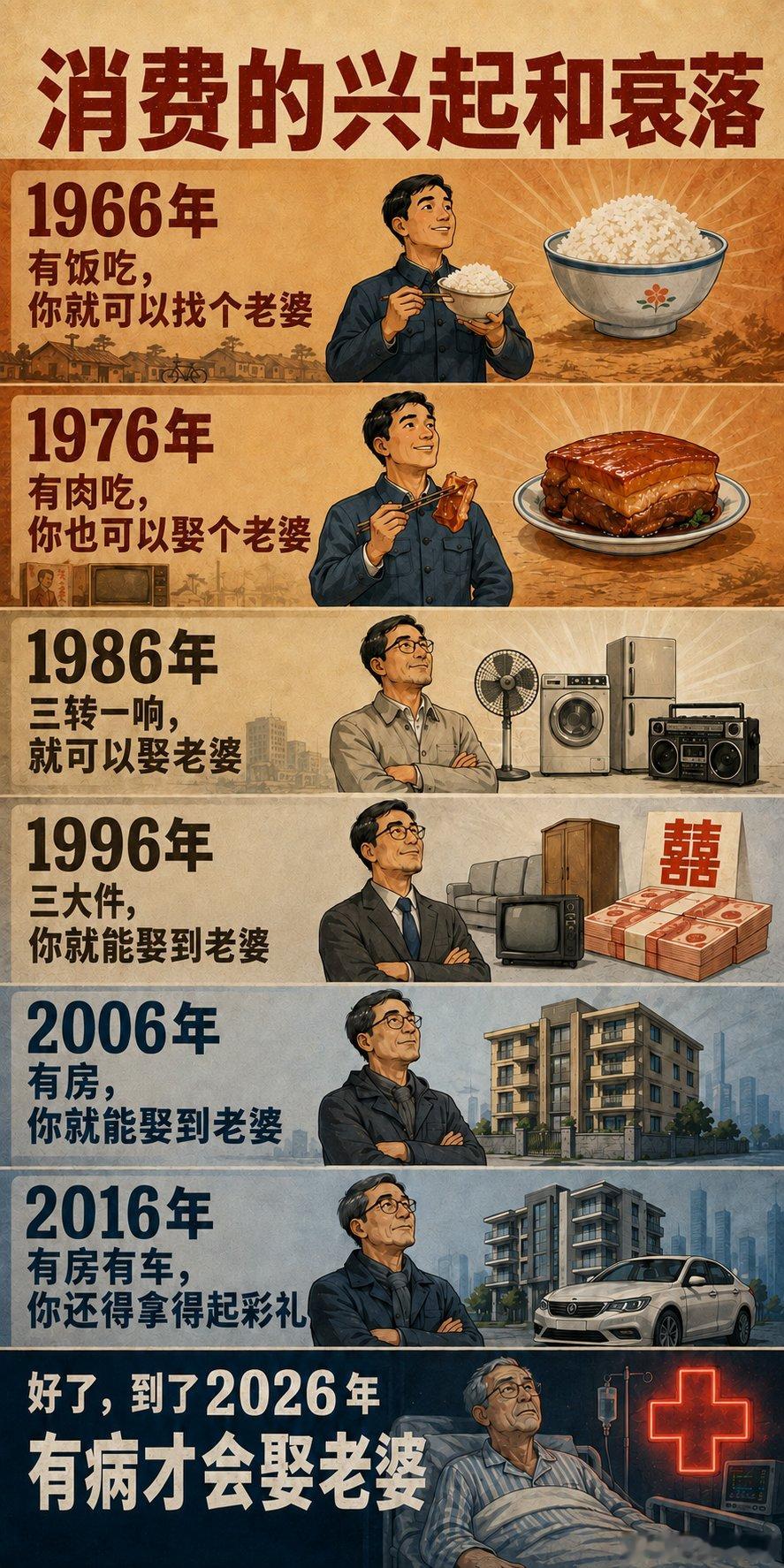 一图展示消费兴衰