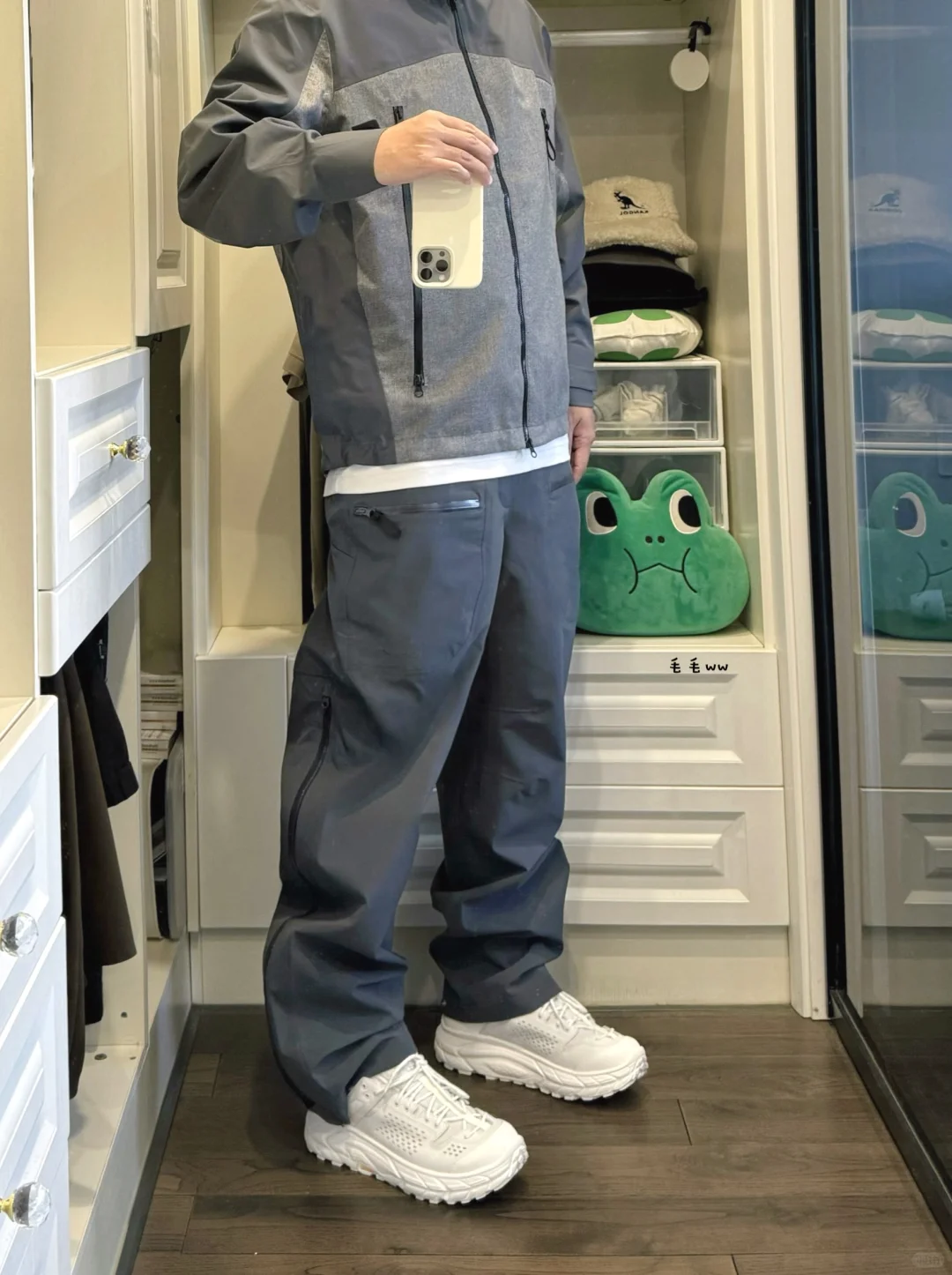 户外冲锋衣｜格雷系穿搭