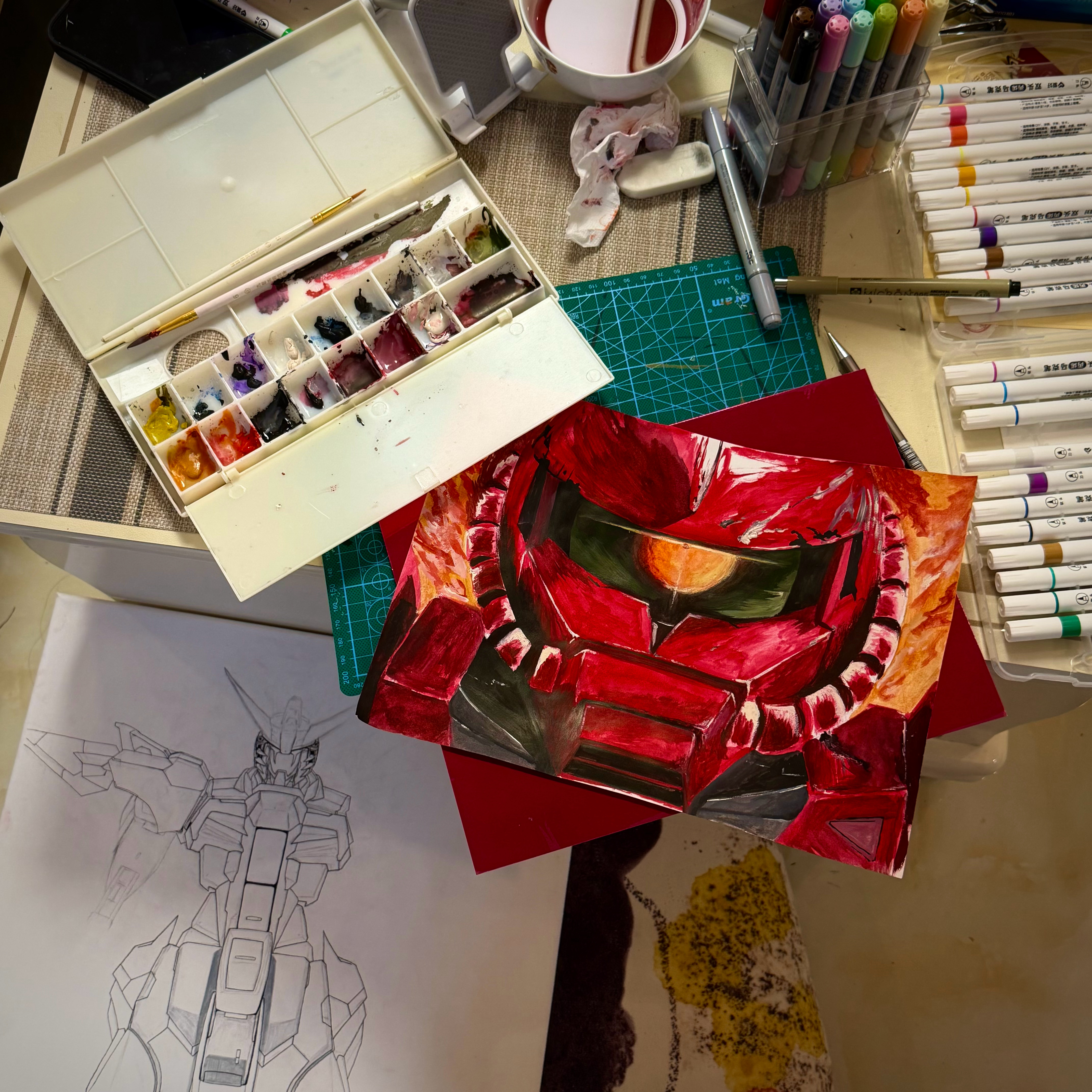 闲着的日子 心血来潮的涂鸦✍️画画的日常紫一紫定能行日常分享