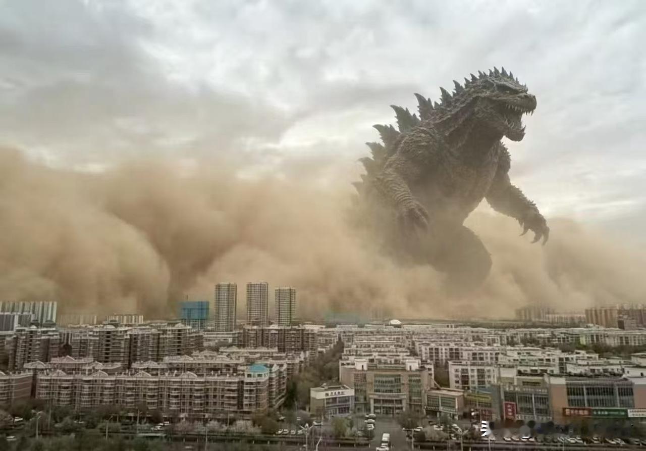 我天，在乌鲁木齐多少年没有见过沙尘暴了，今天这尘有点大有点猛有点皮蹭啊！吹的我黑