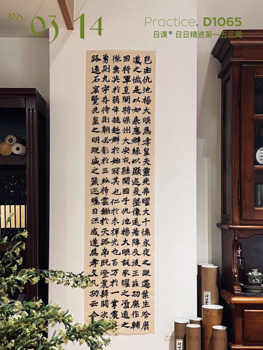 跨越千里的杨大眼造像记临写