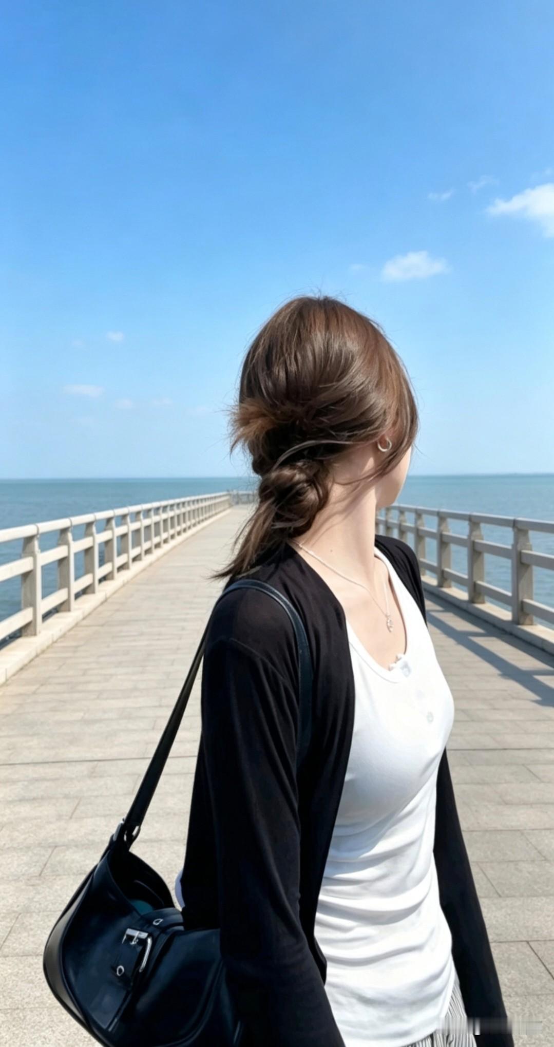 🌼²⁰²⁶/₀₇.₁₄ᵕ̈ᵕ☀️🍃🍒🍑
卜算子·立岸望前尘
立岸望前尘，