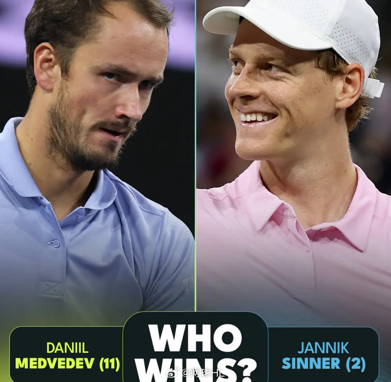 IW男单决赛： 梅德韦杰夫 vs 辛纳看好谁夺冠？网球talking大会